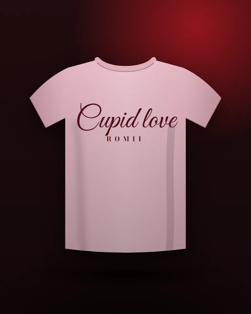 Cupid Love Baby Tee, Blush